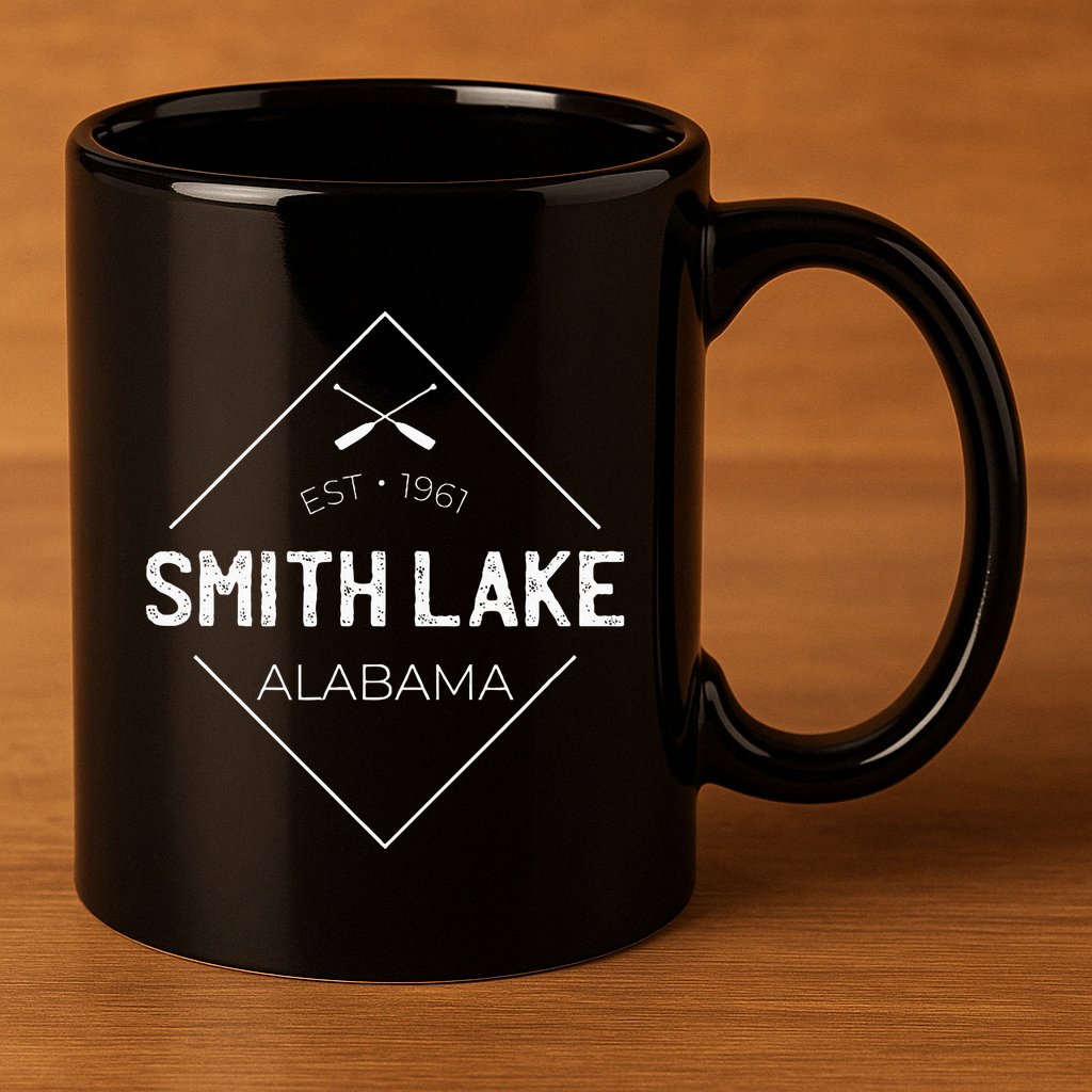 Smith Lake Alabama 11oz C Handle Ceramic Mug