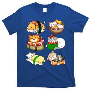 Sushi Lover Anime Cats Lovers Japanese Anime Kawaii Neko Gift T-Shirt