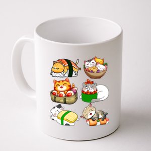 Sushi Lover Anime Cats Lovers Japanese Anime Kawaii Neko Gift Coffee Mug