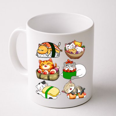 Sushi Lover Anime Cats Lovers Japanese Anime Kawaii Neko Gift Coffee Mug