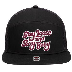 Stay Loose And Sexy Baby Philadelphia Baseball 7 Panel Mesh Trucker Snapback Hat