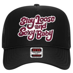 Stay Loose And Sexy Baby Philadelphia Baseball High Crown Mesh Back Trucker Hat