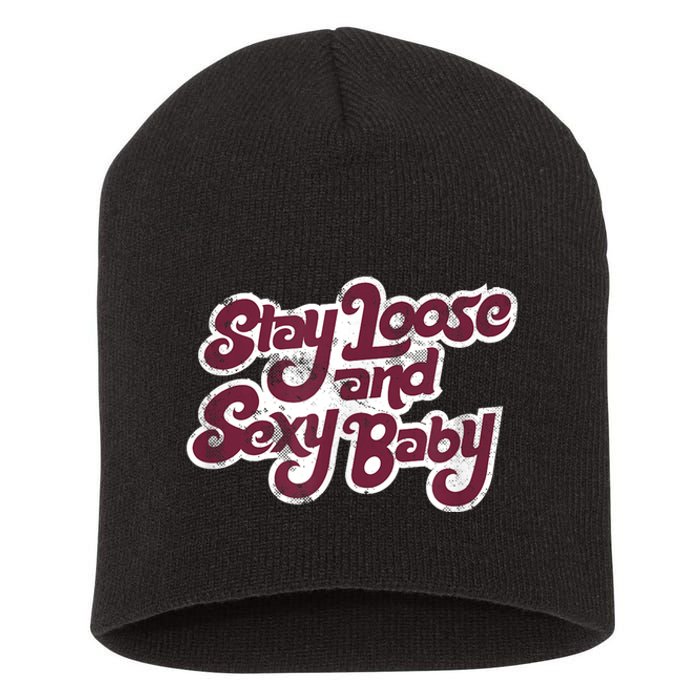 Stay Loose And Sexy Baby Philadelphia Baseball Short Acrylic Beanie