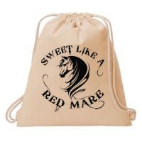 Sweet Like a Red Mare Funny Horse Lover Drawstring Bag