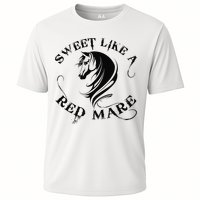 Sweet Like a Red Mare Funny Horse Lover Cooling Performance Crew T-Shirt