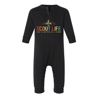 Scout Life And Life Is Better As A Scout Infant Fleece One Piece