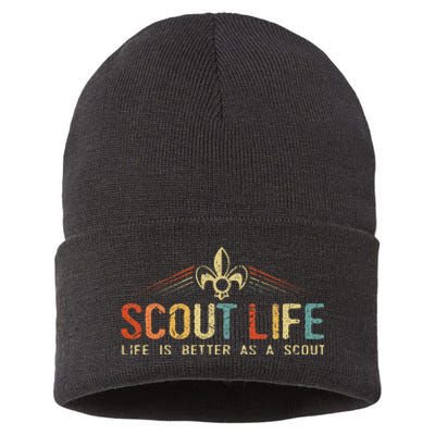 Scout Life And Life Is Better As A Scout Sustainable Knit Beanie