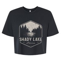 Shady Lake Arkansas Outdoors Bella+Canvas Jersey Crop Tee