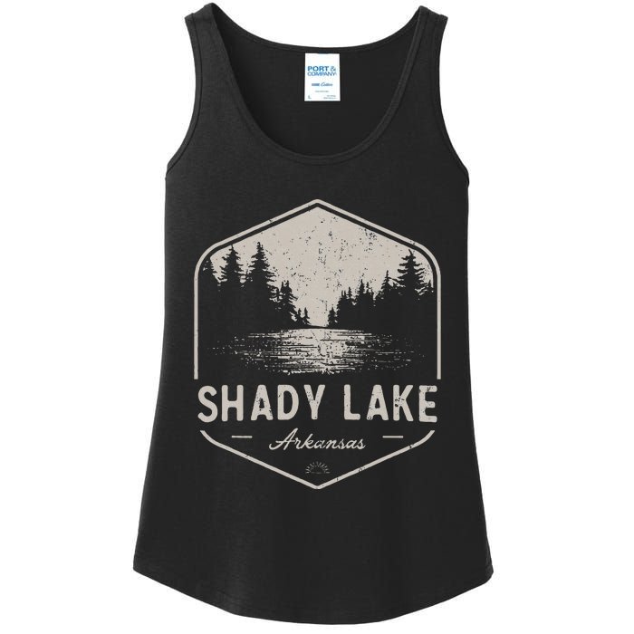 Shady Lake Arkansas Outdoors Ladies Essential Tank