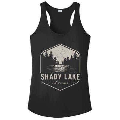 Shady Lake Arkansas Outdoors Ladies PosiCharge Competitor Racerback Tank