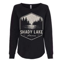 Shady Lake Arkansas Outdoors Womens California Wash Sweatshirt