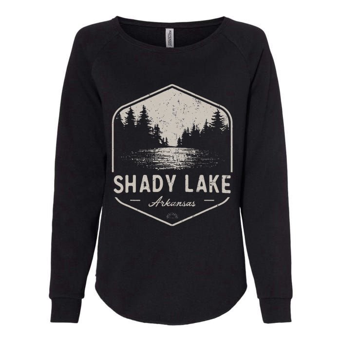 Shady Lake Arkansas Outdoors Womens California Wash Sweatshirt