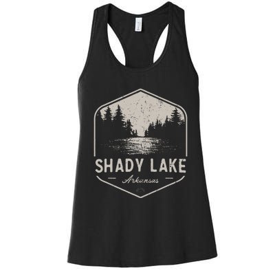 Shady Lake Arkansas Outdoors Women's Racerback Tank