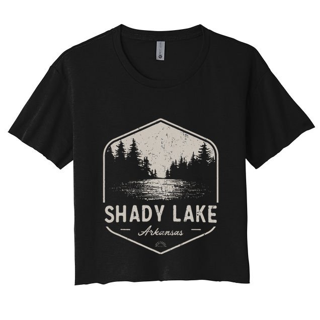 Shady Lake Arkansas Outdoors Crop Top