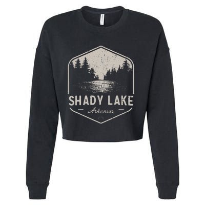 Shady Lake Arkansas Outdoors Cropped Pullover Crew