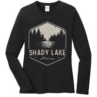 Shady Lake Arkansas Outdoors Ladies Long Sleeve Shirt