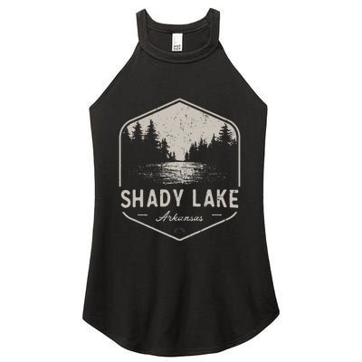 Shady Lake Arkansas Outdoors Women's Perfect Tri Rocker Tank