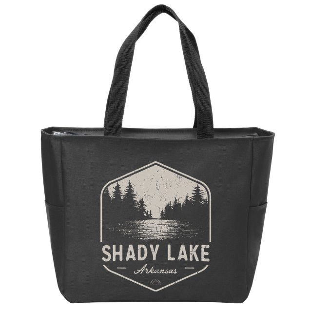Shady Lake Arkansas Outdoors Zip Tote Bag