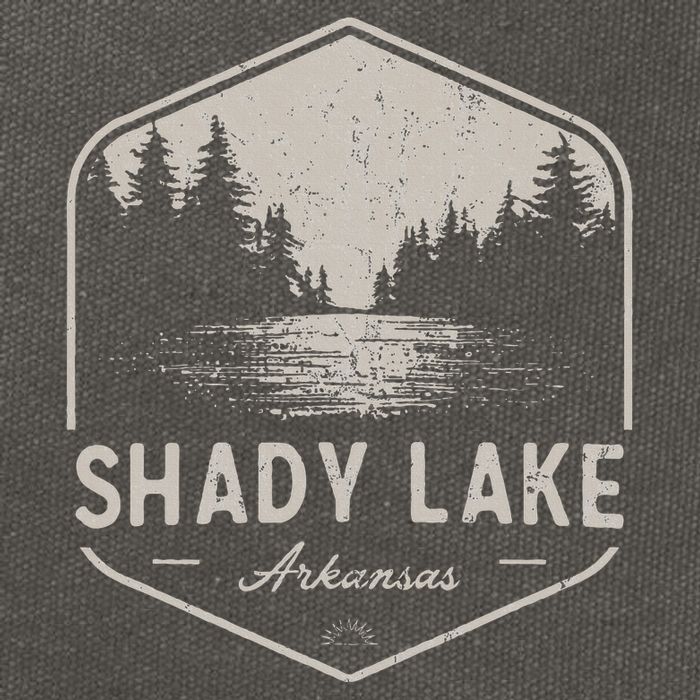Shady Lake Arkansas Outdoors Cotton Canvas Backpack