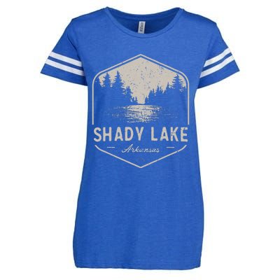 Shady Lake Arkansas Outdoors Enza Ladies Jersey Football T-Shirt