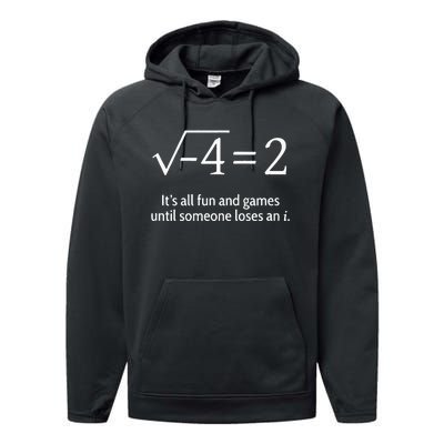 Someone Loses An I Funny Math Performance Fleece Hoodie