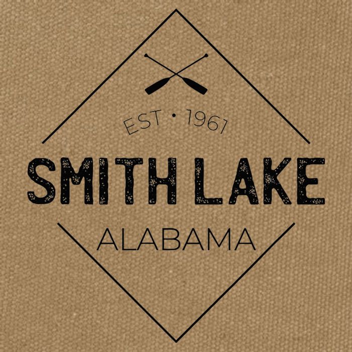 Smith Lake Alabama Cotton Canvas Backpack