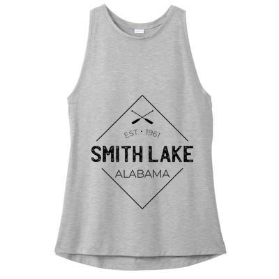 Smith Lake Alabama Ladies PosiCharge Tri-Blend Wicking Tank