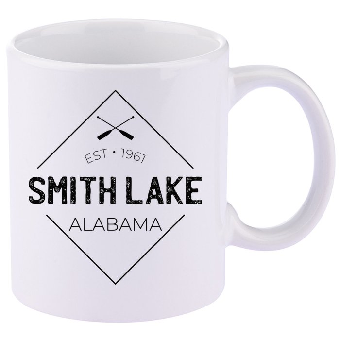 Smith Lake Alabama 11oz C Handle Ceramic Mug