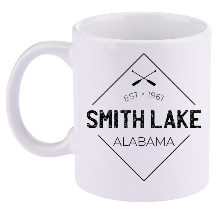 Smith Lake Alabama 11oz C Handle Ceramic Mug