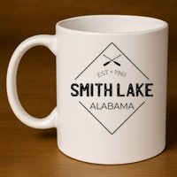 Smith Lake Alabama 11oz C Handle Ceramic Mug