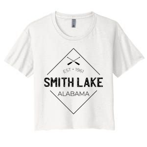 Smith Lake Alabama Women's Crop Top Tee