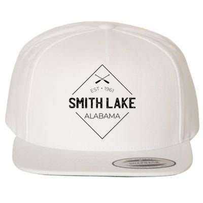 Smith Lake Alabama Wool Snapback Cap