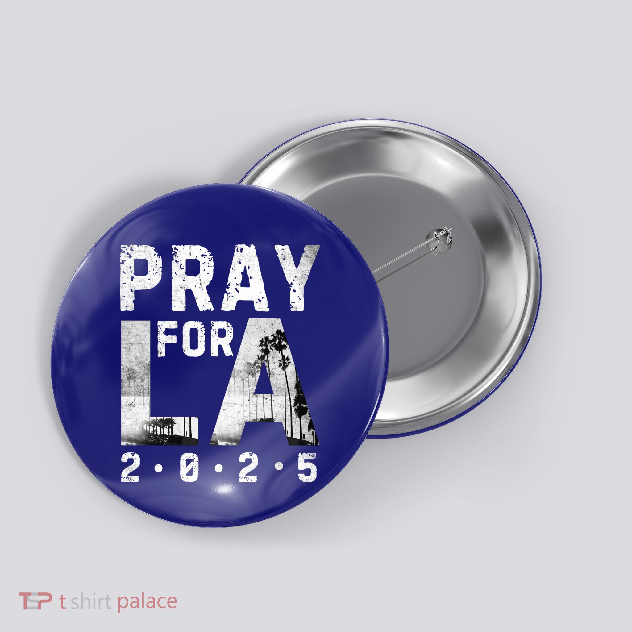 Strong Los Angeles California Supporters Button