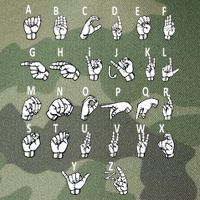 Sign Language Alphabet For ASL Interpreter Deaf Teacher Stud Legacy Tie Dye Trucker Hat