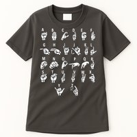 Sign Language Alphabet For ASL Interpreter Deaf Teacher Stud Tall T-Shirt