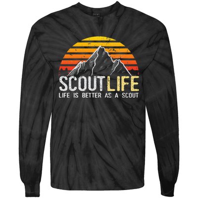 Scout Life and Life Is Better As A Scout Tie-Dye Long Sleeve Shirt