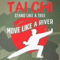 Stand Like a Tree Move Like a River Tai Chi Legacy Tie Dye Trucker Hat