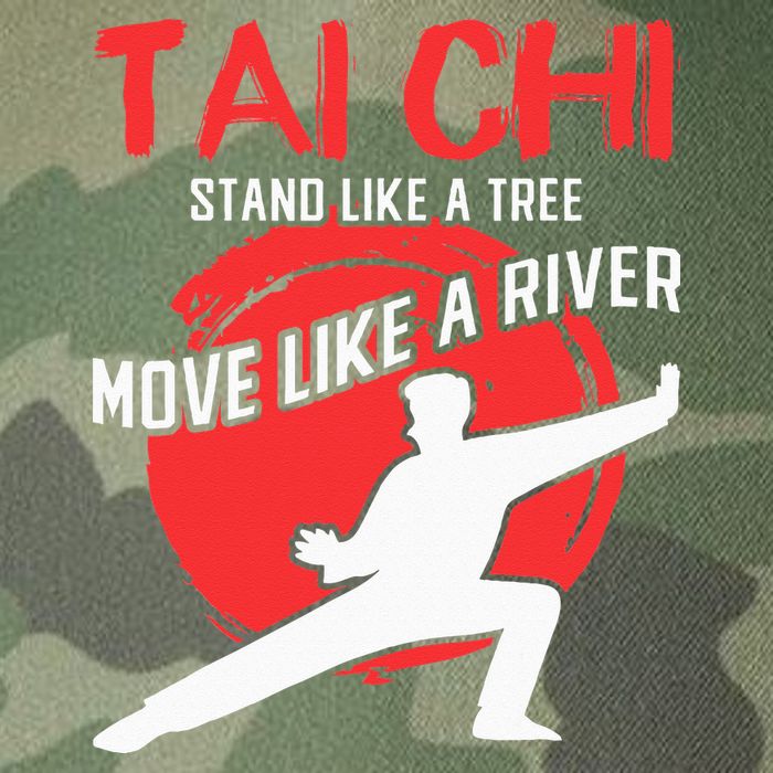 Stand Like a Tree Move Like a River Tai Chi Legacy Tie Dye Trucker Hat