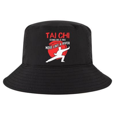 Stand Like a Tree Move Like a River Tai Chi Cool Comfort Performance Bucket Hat