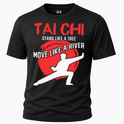 Stand Like a Tree Move Like a River Tai Chi Performance Shirt