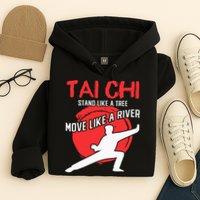 Stand Like a Tree Move Like a River Tai Chi Hoodie