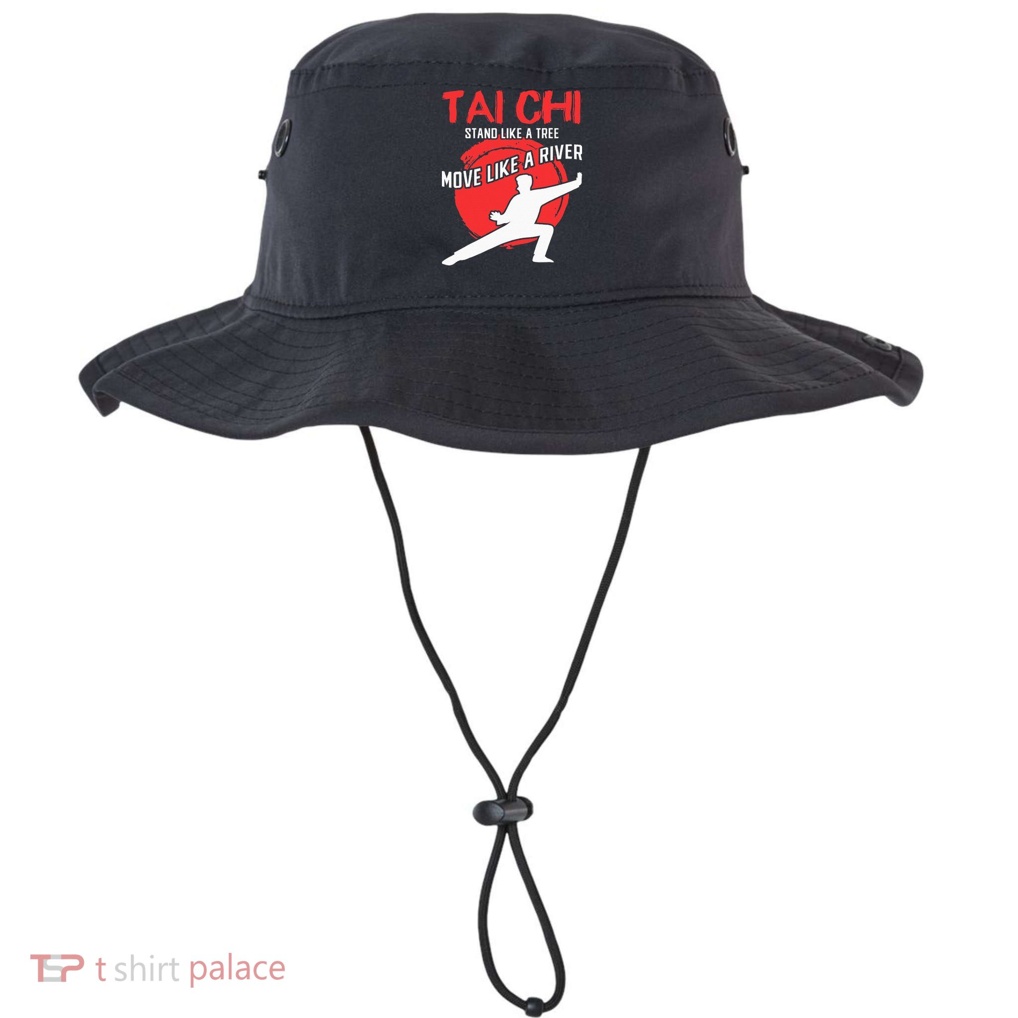 Stand Like a Tree Move Like a River Tai Chi Bucket Hat