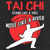 Stand Like a Tree Move Like a River Tai Chi 25L Jumbo Tote