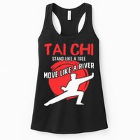Stand Like a Tree Move Like a River Tai Chi Womens Tank Top