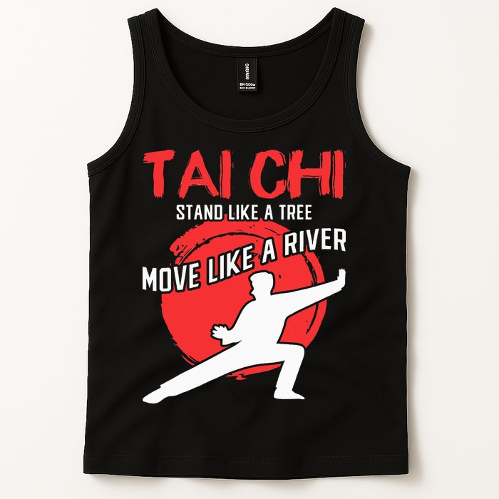 Stand Like a Tree Move Like a River Tai Chi Tank Top