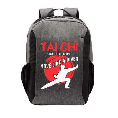 Stand Like a Tree Move Like a River Tai Chi Vector Backpack