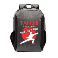 Stand Like a Tree Move Like a River Tai Chi Vector Backpack