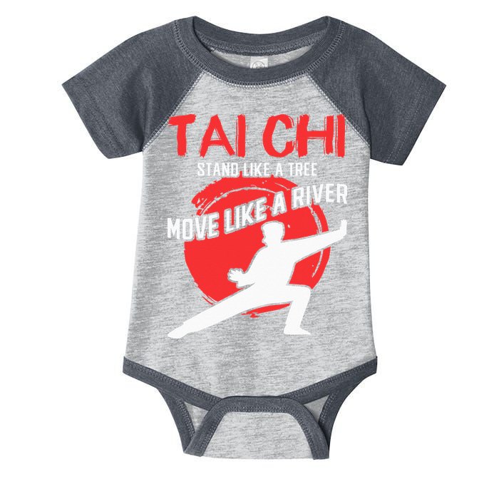 Stand Like a Tree Move Like a River Tai Chi Infant Baby Jersey Bodysuit