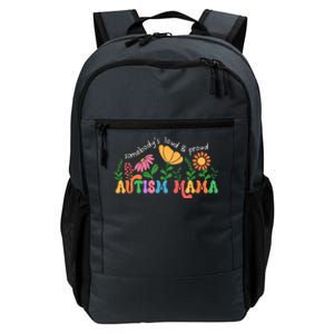 SomebodyS Loud And Proud Autism Mama Autism Awareness Mother Gift Daily Commute Backpack