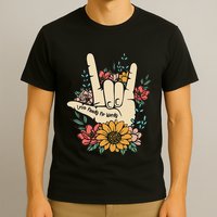 Sign Language Asl Love Needs No Words Special Education Spee T-Shirt